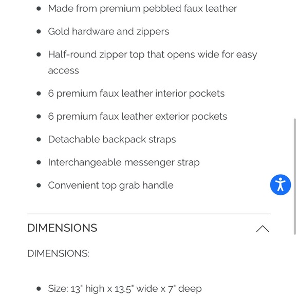 The Original Diaper bag Fawn Design - Picture 10 of 10